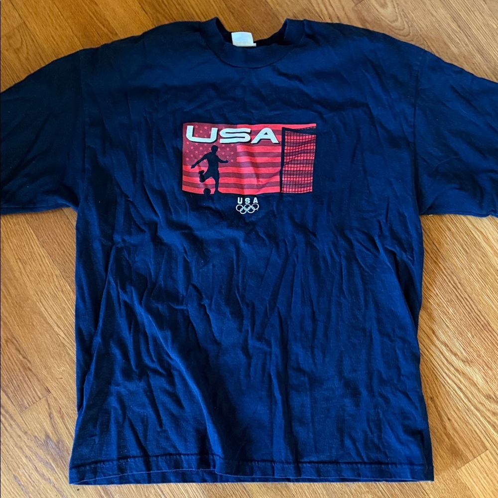 USA Olympic Black T-Shirt